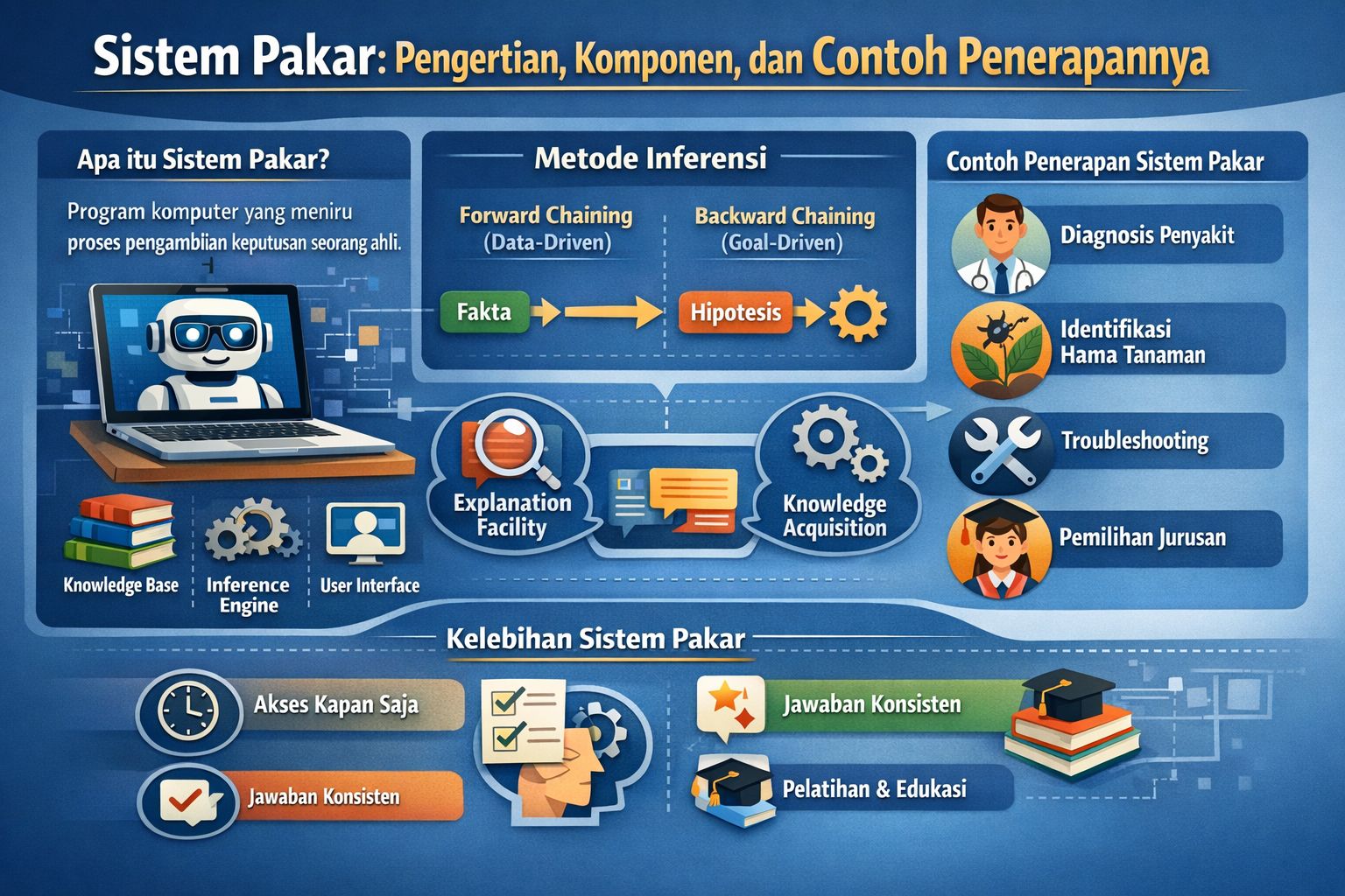 Sistem Pakar: Pengertian, Komponen, dan Contoh Penerapannya