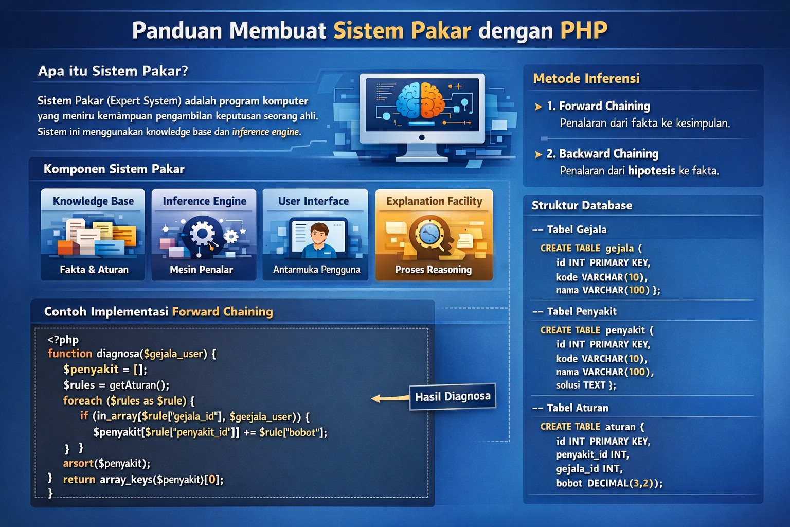 Panduan Membuat Sistem Pakar dengan PHP