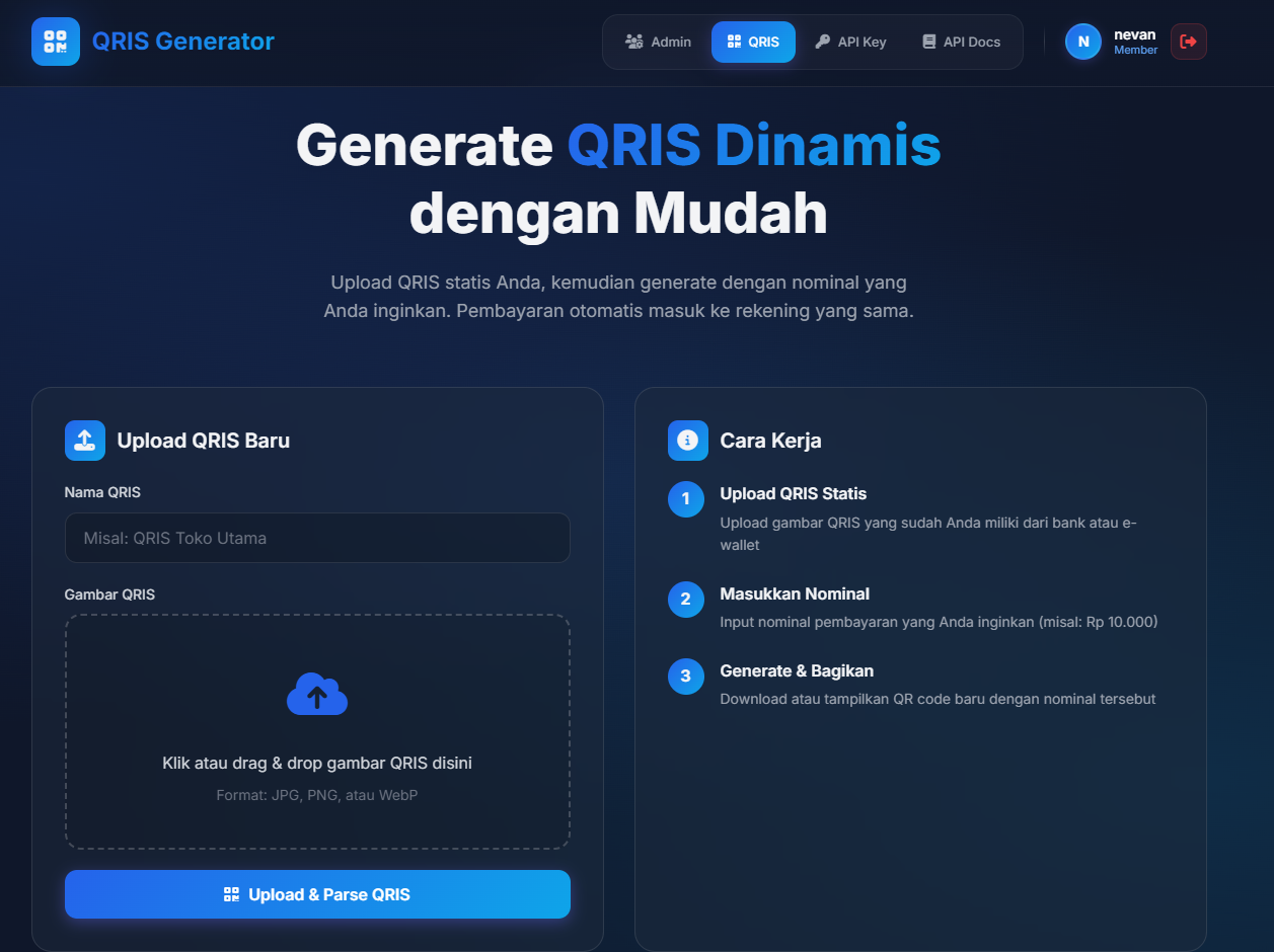 Qris Generator Dinamis